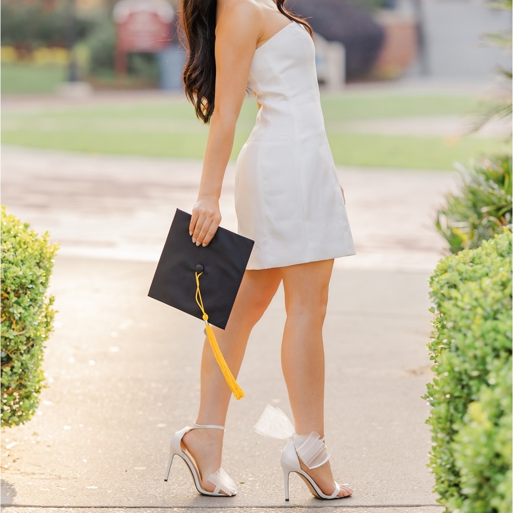 Meshki Maci Crepe Dress in White XS